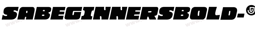 SABeginnersBold字体转换