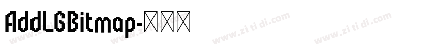 AddLGBitmap字体转换