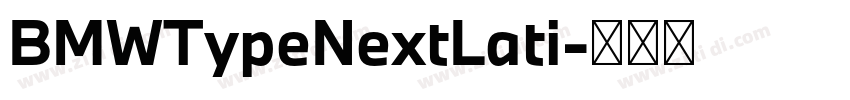BMWTypeNextLati字体转换
