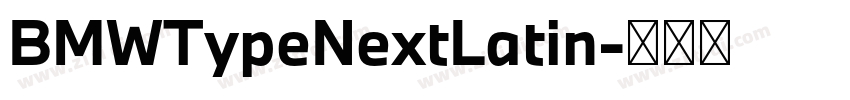 BMWTypeNextLatin字体转换