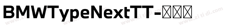 BMWTypeNextTT字体转换