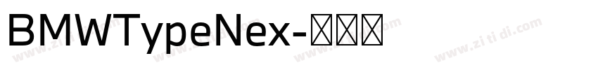 BMWTypeNex字体转换