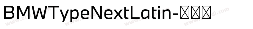 BMWTypeNextLatin字体转换