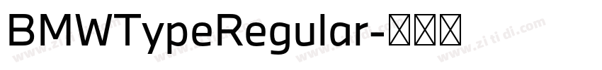 BMWTypeRegular字体转换