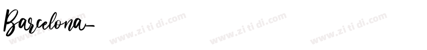 Barcelona字体转换