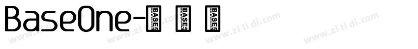 BaseOne字体转换