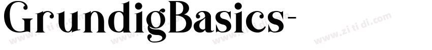 GrundigBasics字体转换