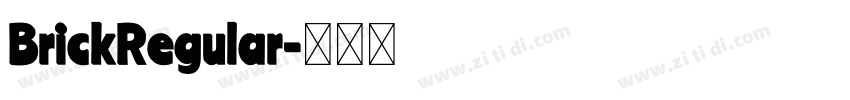 BrickRegular字体转换