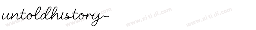 untoldhistory字体转换