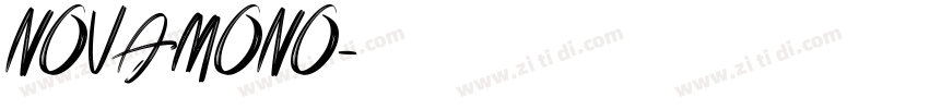 NOVAMONO字体转换