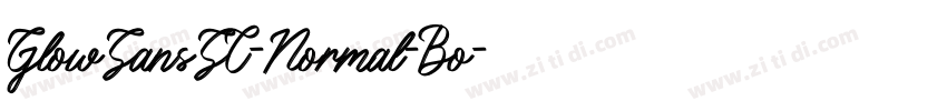 GlowSansSC-Normal-Bo字体转换
