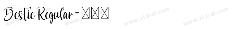 BestieRegular字体转换