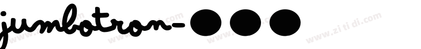 JUMBOTRON字体转换