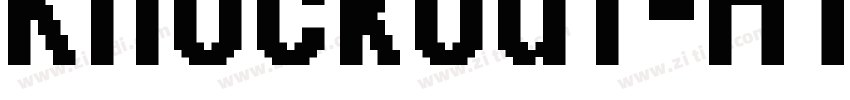 Knockout-HTF67字体转换