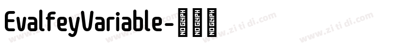 EvalfeyVariable字体转换 EvalfeyVariable字体转换