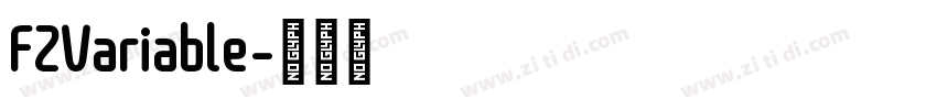 FZVariable字体转换 FZVariable字体转换