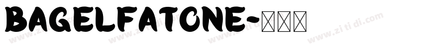 BagelFatOne字体转换