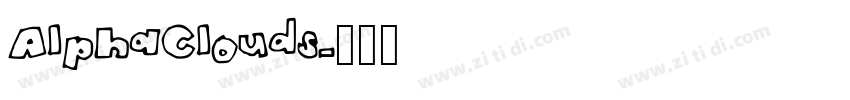 AlphaClouds字体转换
