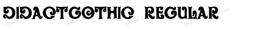 DidactGothic-Regular字体转换 DidactGothic-Regular字体转换