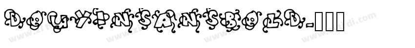 DOUYINSANSBOLD字体转换