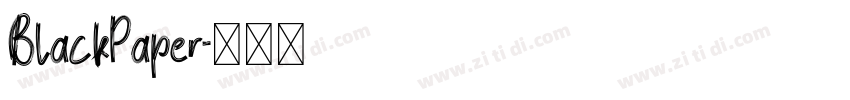 BlackPaper字体转换