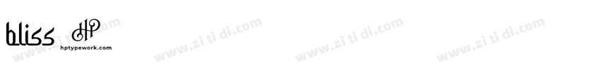 bliss字体转换