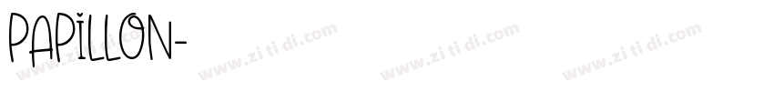 papillon字体转换