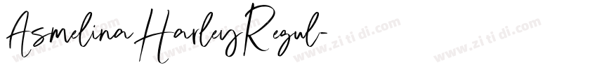 AsmelinaHarleyRegul字体转换