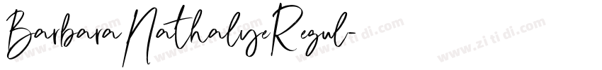 BarbaraNathalyeRegul字体转换