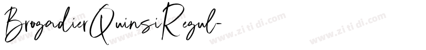 BrogadierQuinsiRegul字体转换 BrogadierQuinsiRegul字体转换