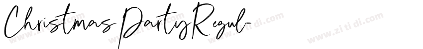 ChristmasPartyRegul字体转换