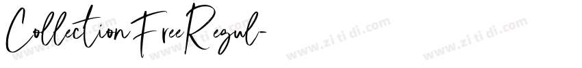 CollectionFreeRegul字体转换 CollectionFreeRegul字体转换