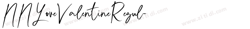 NNLoveValentineRegul字体转换