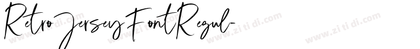 RetroJerseyFontRegul字体转换