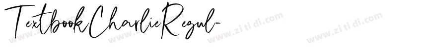 TextbookCharlieRegul字体转换