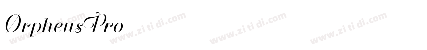 0rpheusPro字体转换