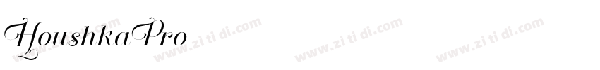 HoushkaPro字体转换