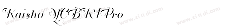 KaishoMCBK1Pro字体转换