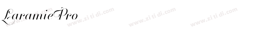 LaramiePro字体转换