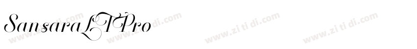 SansaraLTPro字体转换