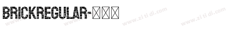 BrickRegular字体转换