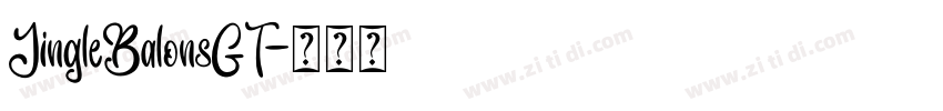 JingleBalonsGT字体转换