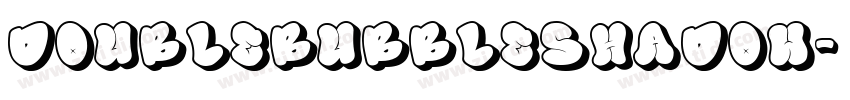 DoubleBubbleShadow字体转换