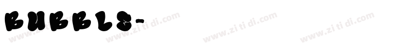 Bubble字体转换
