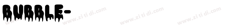 Bubble字体转换