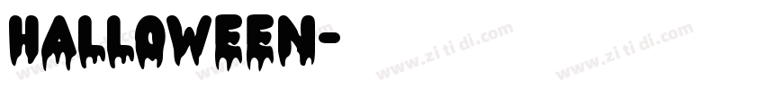 Halloween字体转换