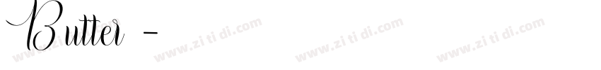 Butter糖心字体转换