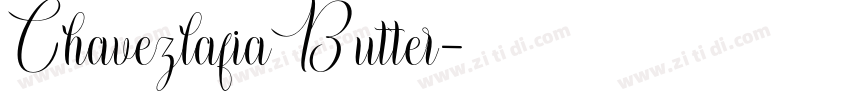 ChavezlafiaButter字体转换