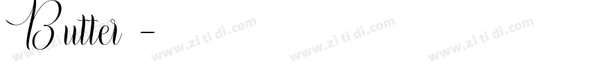 Butter糖心字体转换