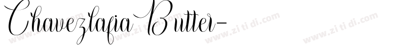 ChavezlafiaButter字体转换
